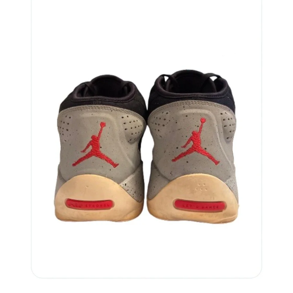 Nike Air Jordan Zion 2 Black Cement Smoke Grey Siren Red DO9161-060 Size 11‎ Men